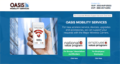 Desktop Screenshot of oasismobility.com