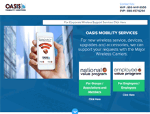 Tablet Screenshot of oasismobility.com